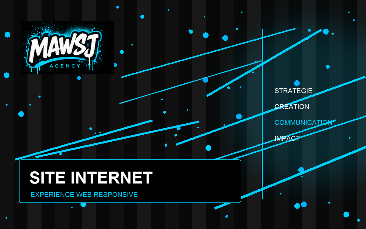 Placeholder de réalisation création site internet MAWSJ Agency